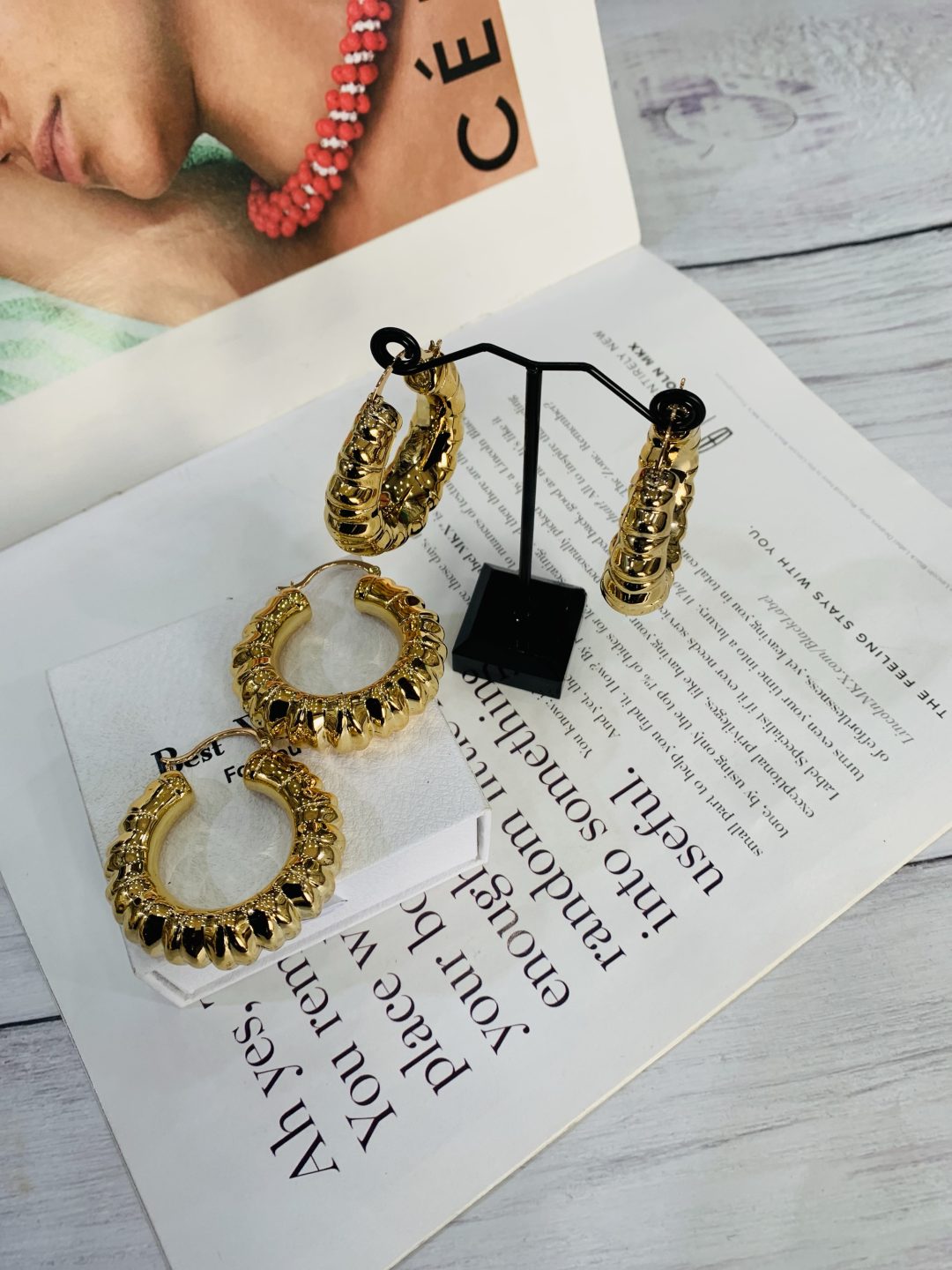 Xuping hoop earring 005 - Image 5
