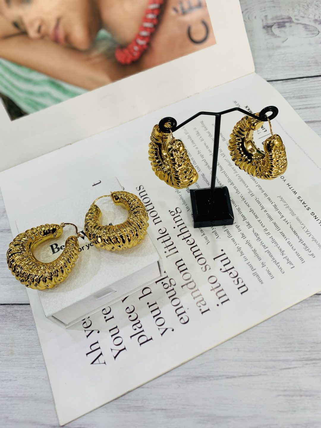 Xuping hoops earrings 004