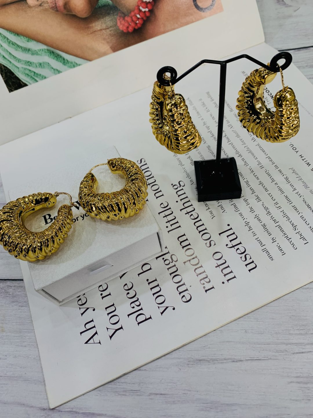 Xuping hoops earrings 004 - Image 2
