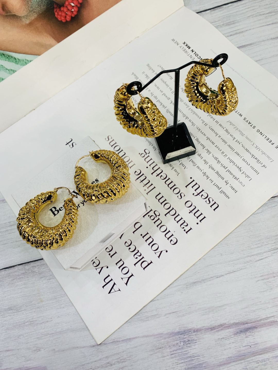 Xuping hoops earrings 004 - Image 3