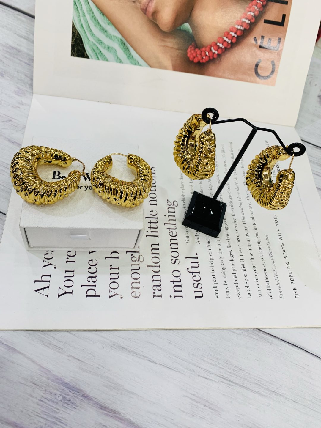 Xuping hoops earrings 004 - Image 4