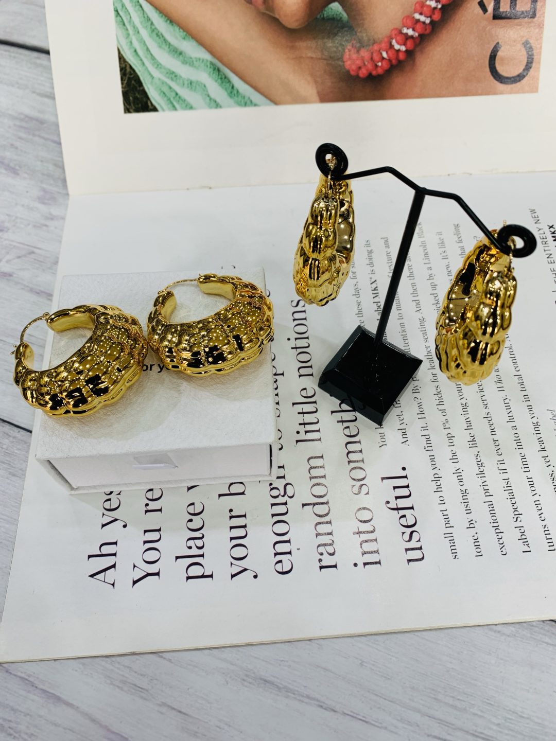 Xuping hoop earrings 003 - Image 2