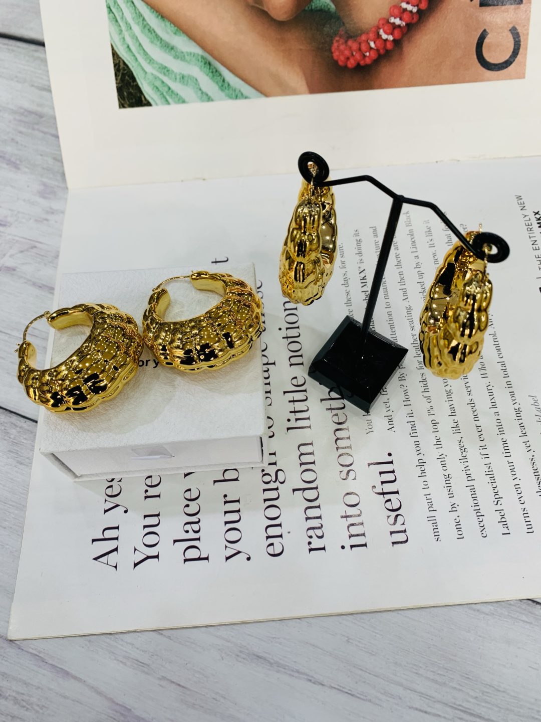 Xuping hoop earrings 003 - Image 3