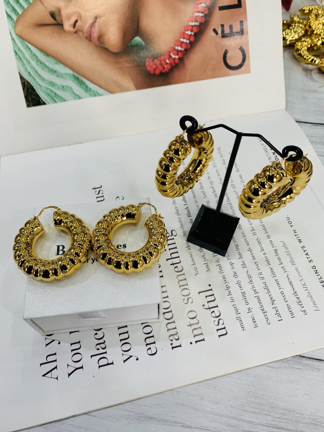 Xuping hoop earrings 002