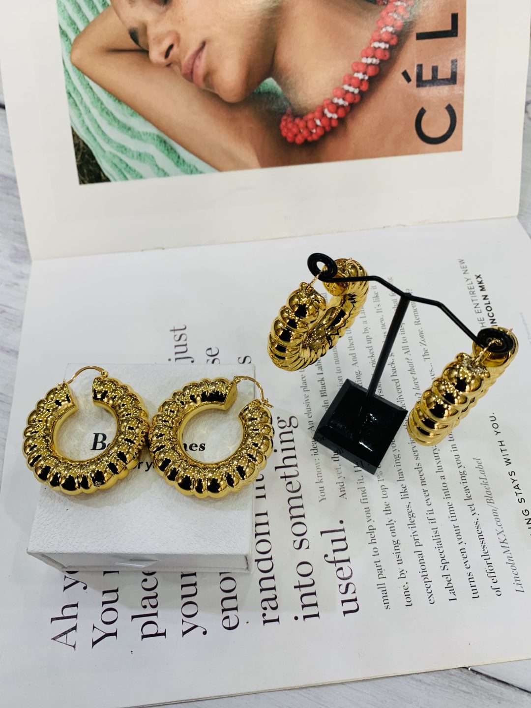 Xuping hoop earrings 002 - Image 2