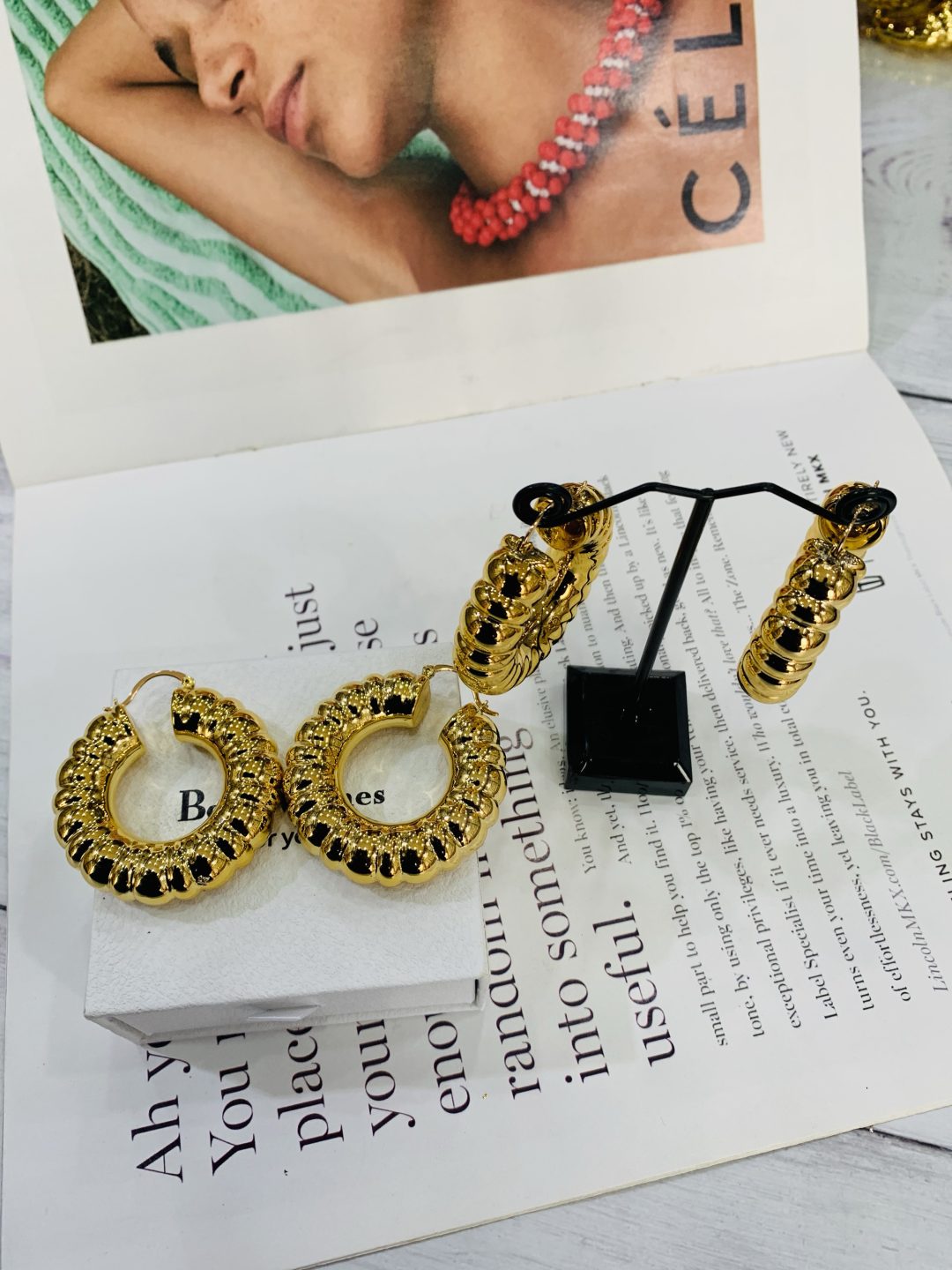 Xuping hoop earrings 002 - Image 3