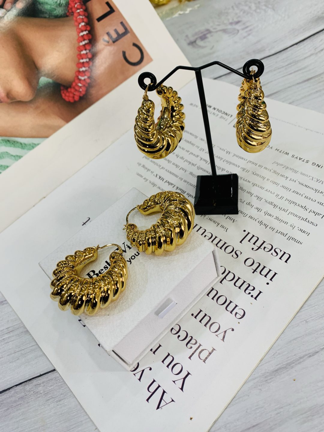 Xuping hoop earring 001