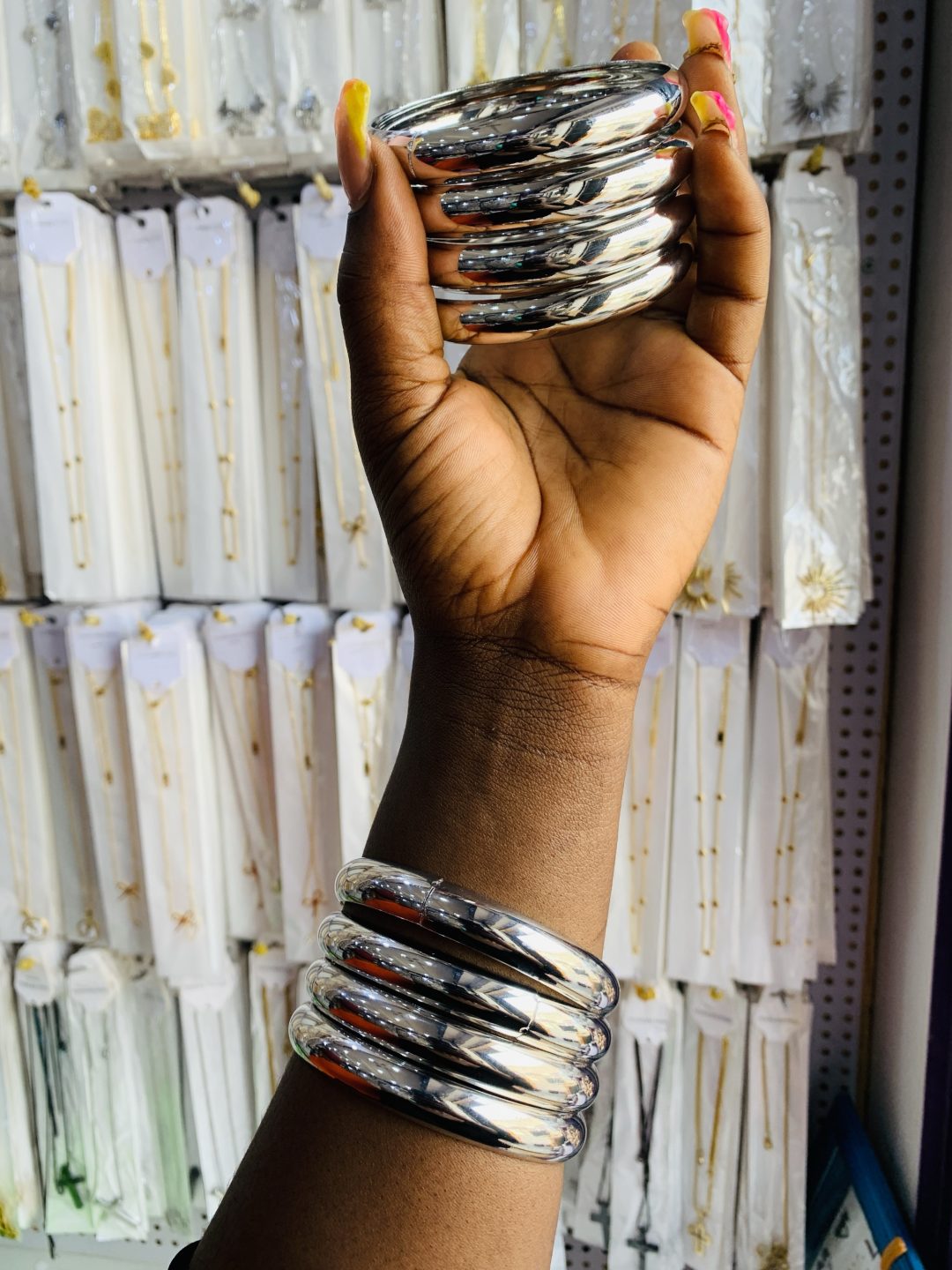 4in1 Lumina fashion silver bangle