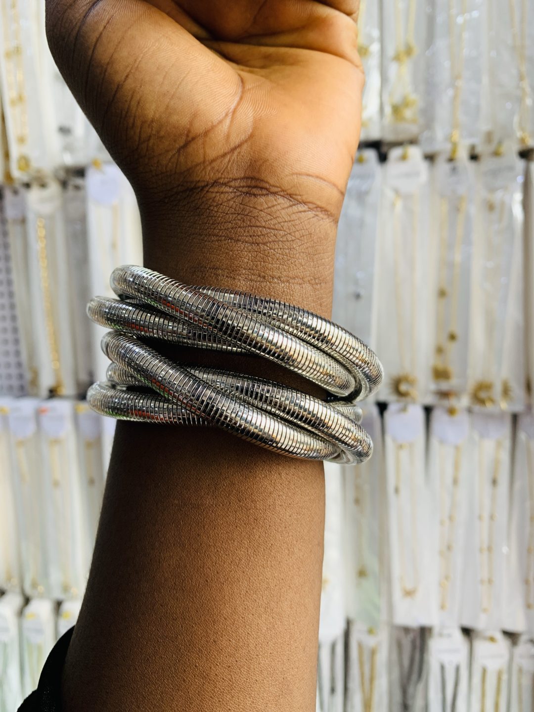 Thick Catalina silver bracelet - Image 2