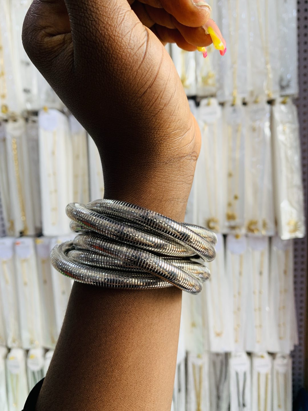 Thick Catalina silver bracelet - Image 4