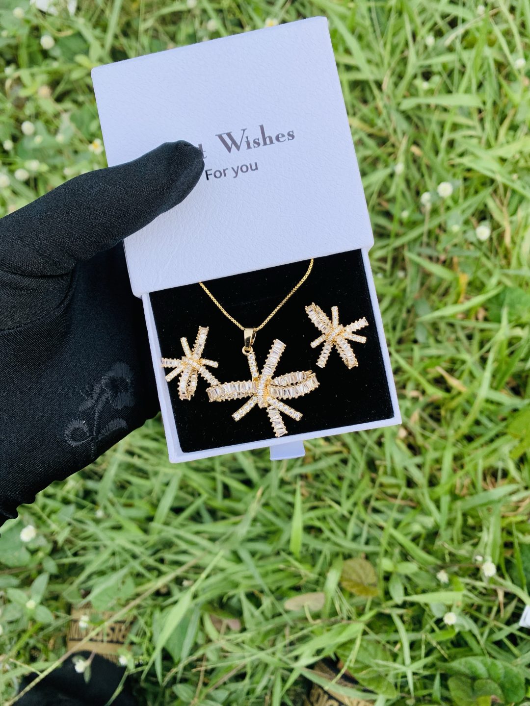 We lady gold set with best wishes box 005 - Image 2
