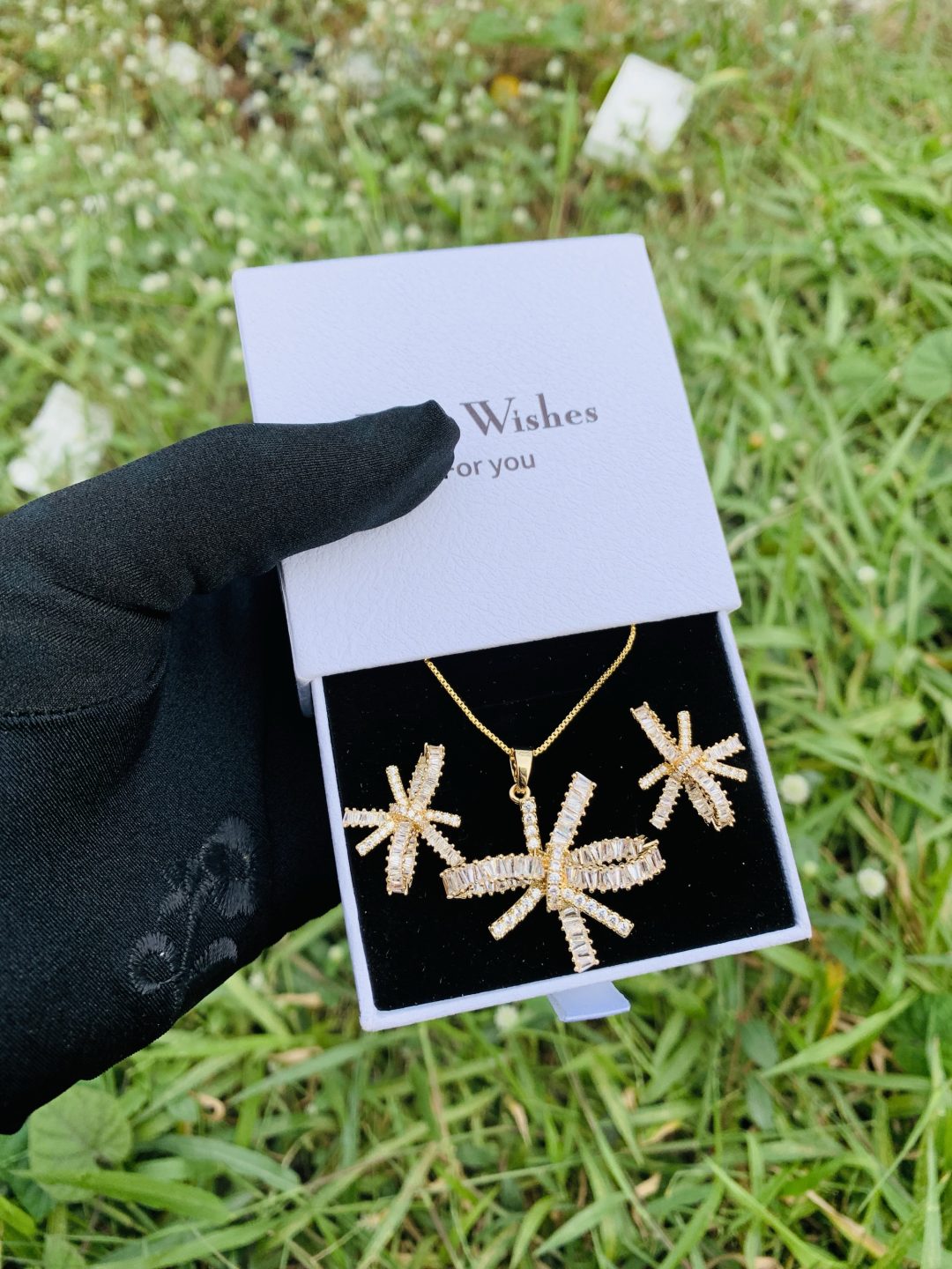 We lady gold set with best wishes box 005 - Image 4