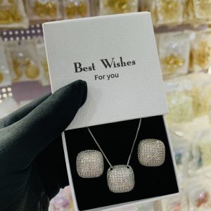 We lady silver set with best wishes box 02