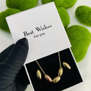We lady with best wishes box
