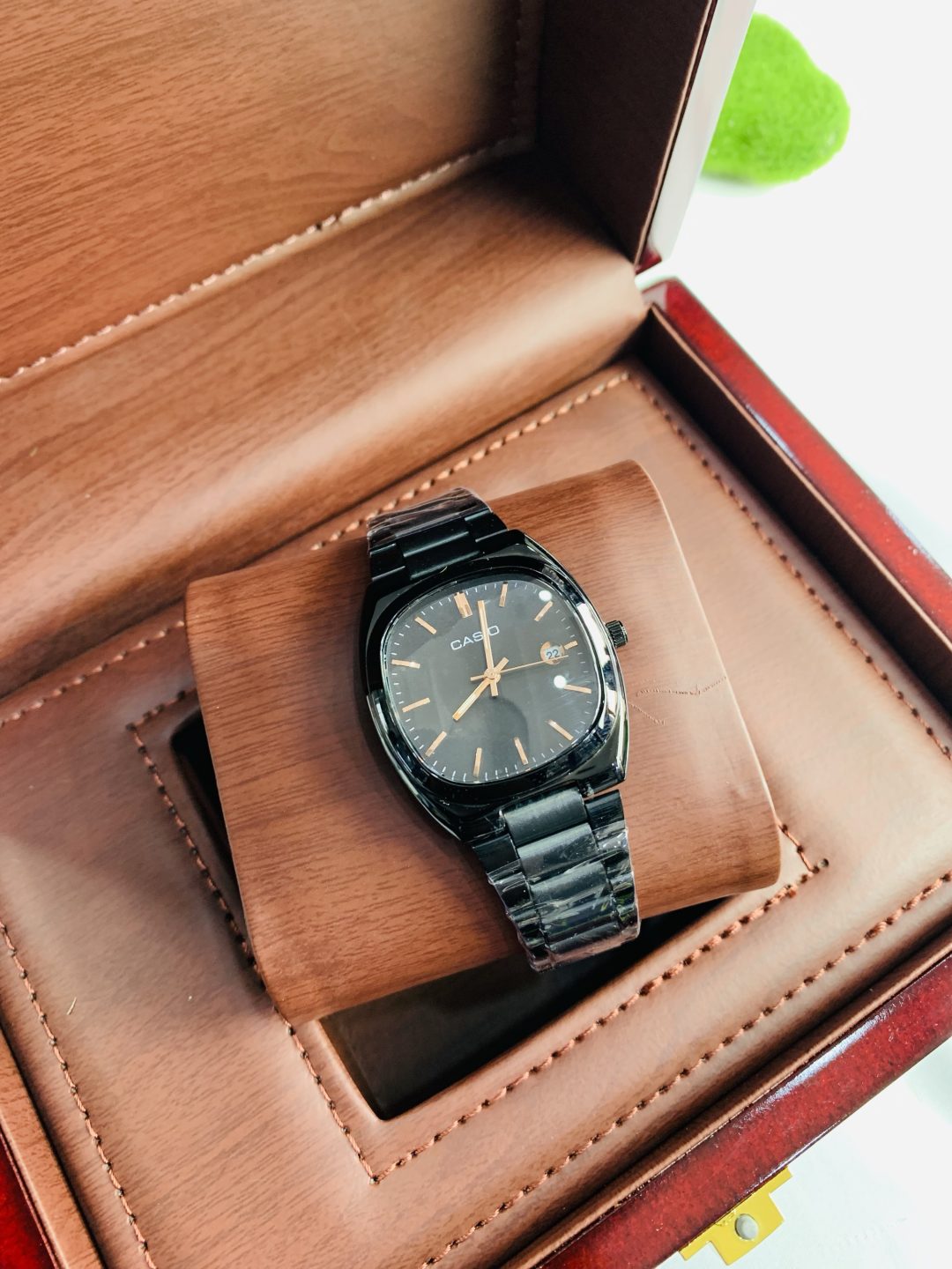 Casio luxury watch with plastic box