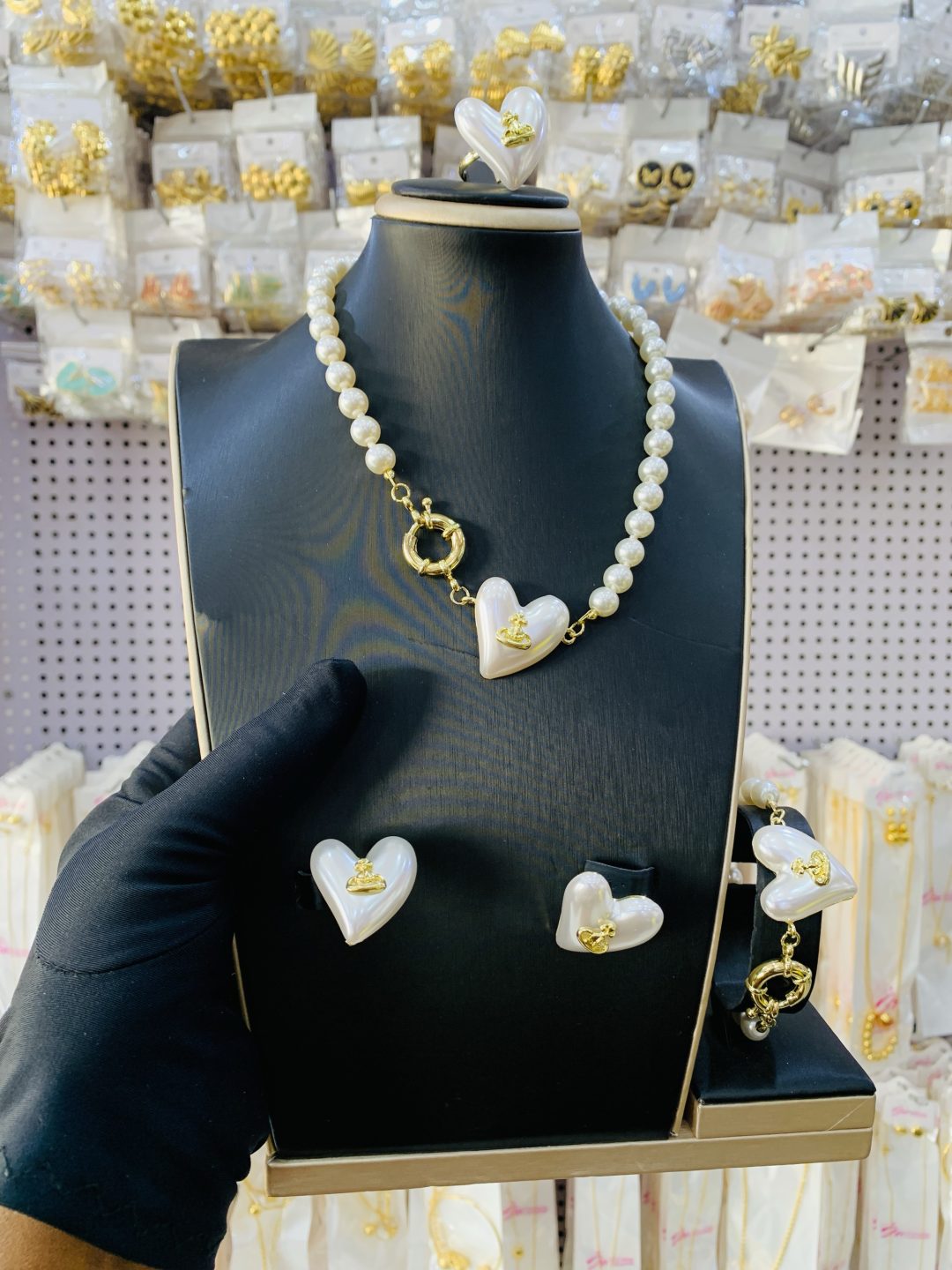 Stella Gold Love pearl