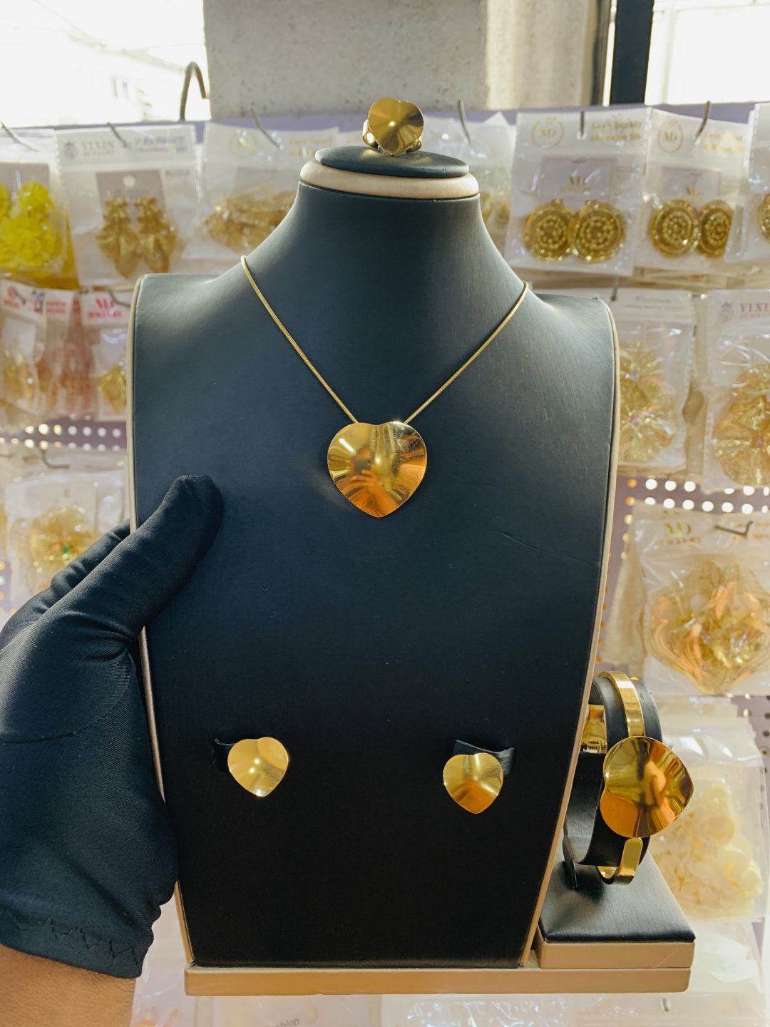 Classic beauty steel gold set