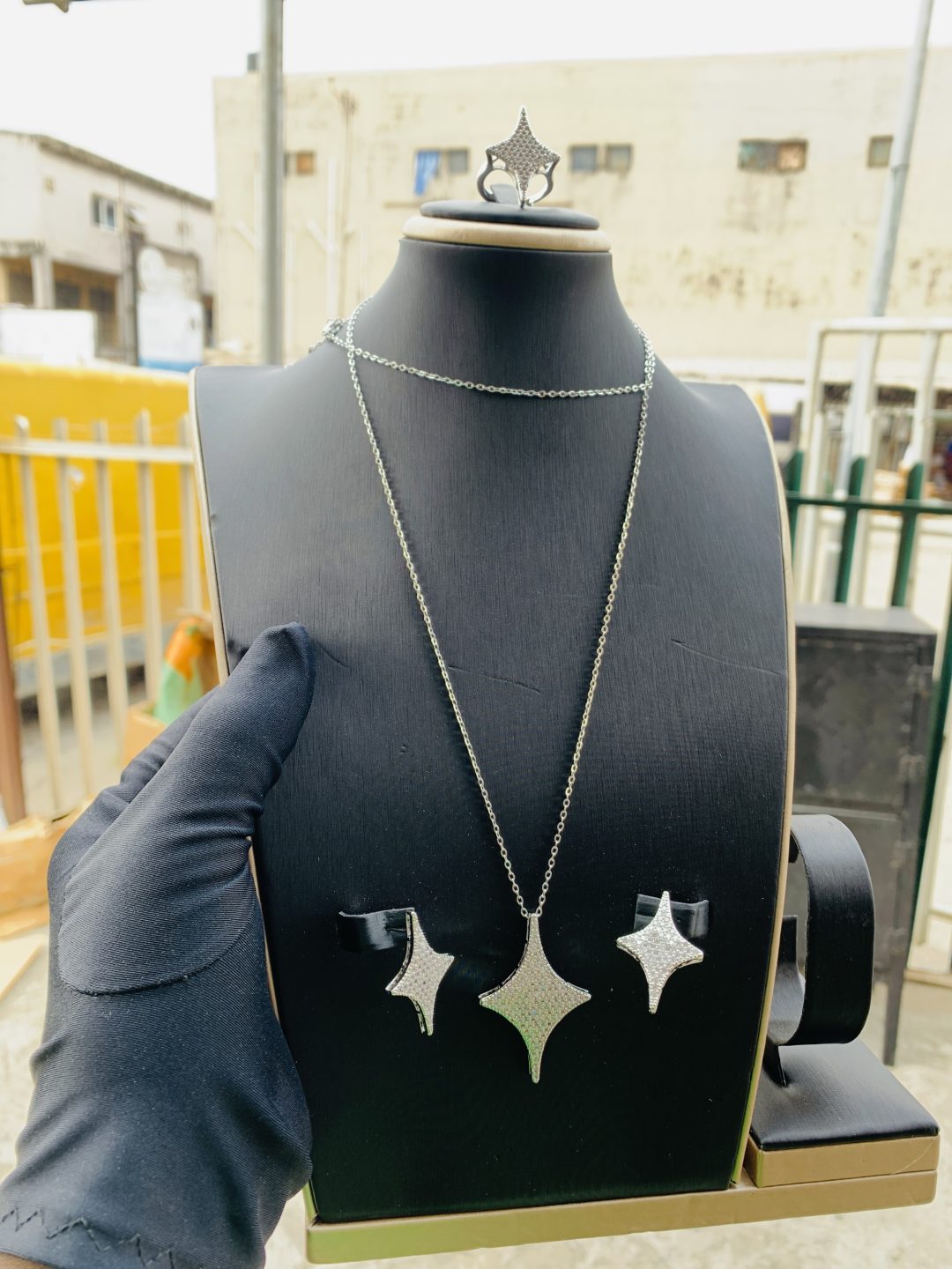 Aurélia long silver set