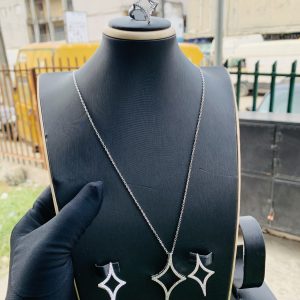 Aurélia short silver set