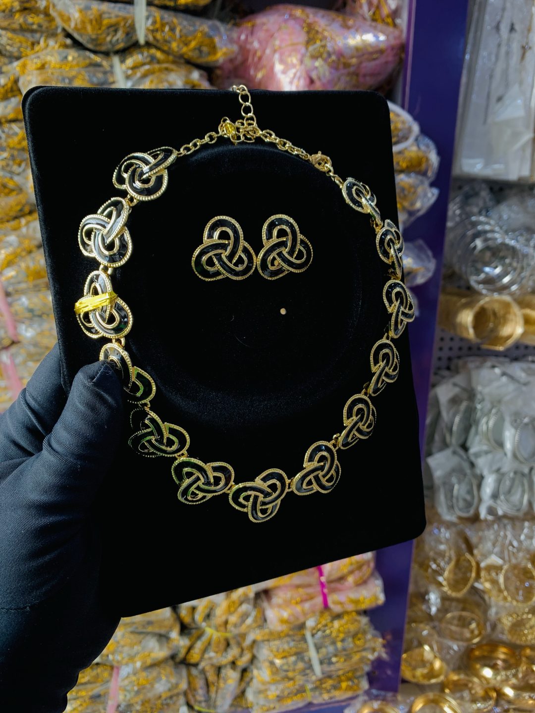 Imperial luxe gold/black  set