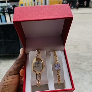 Fossil Gold white face combo with exact box