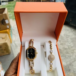 Fossil gold black face combo with exact box