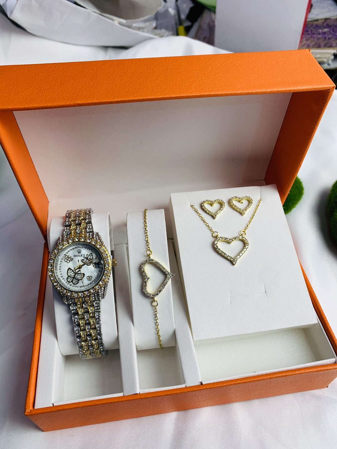 Rolex gold mix toned with exact box 002 - Image 3