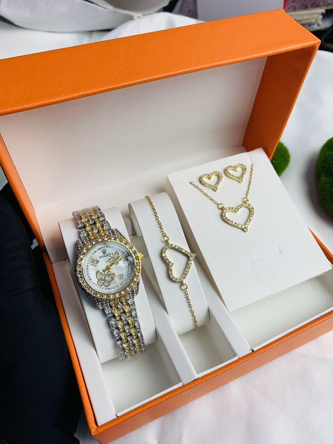 Rolex gold mix toned with exact box 002