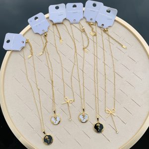 6pcs titanium steel necklaces