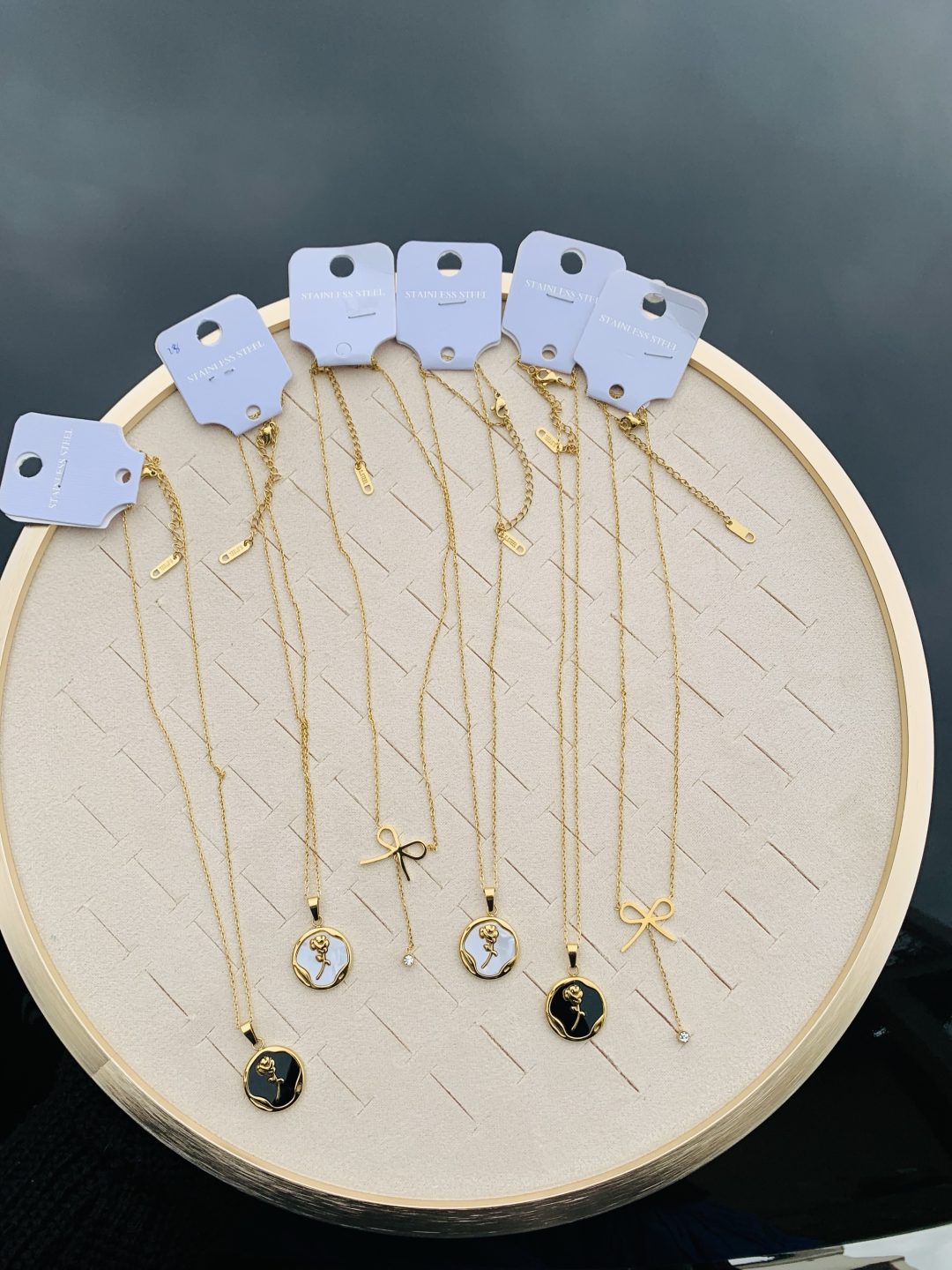 6pcs titanium steel necklaces - Image 2