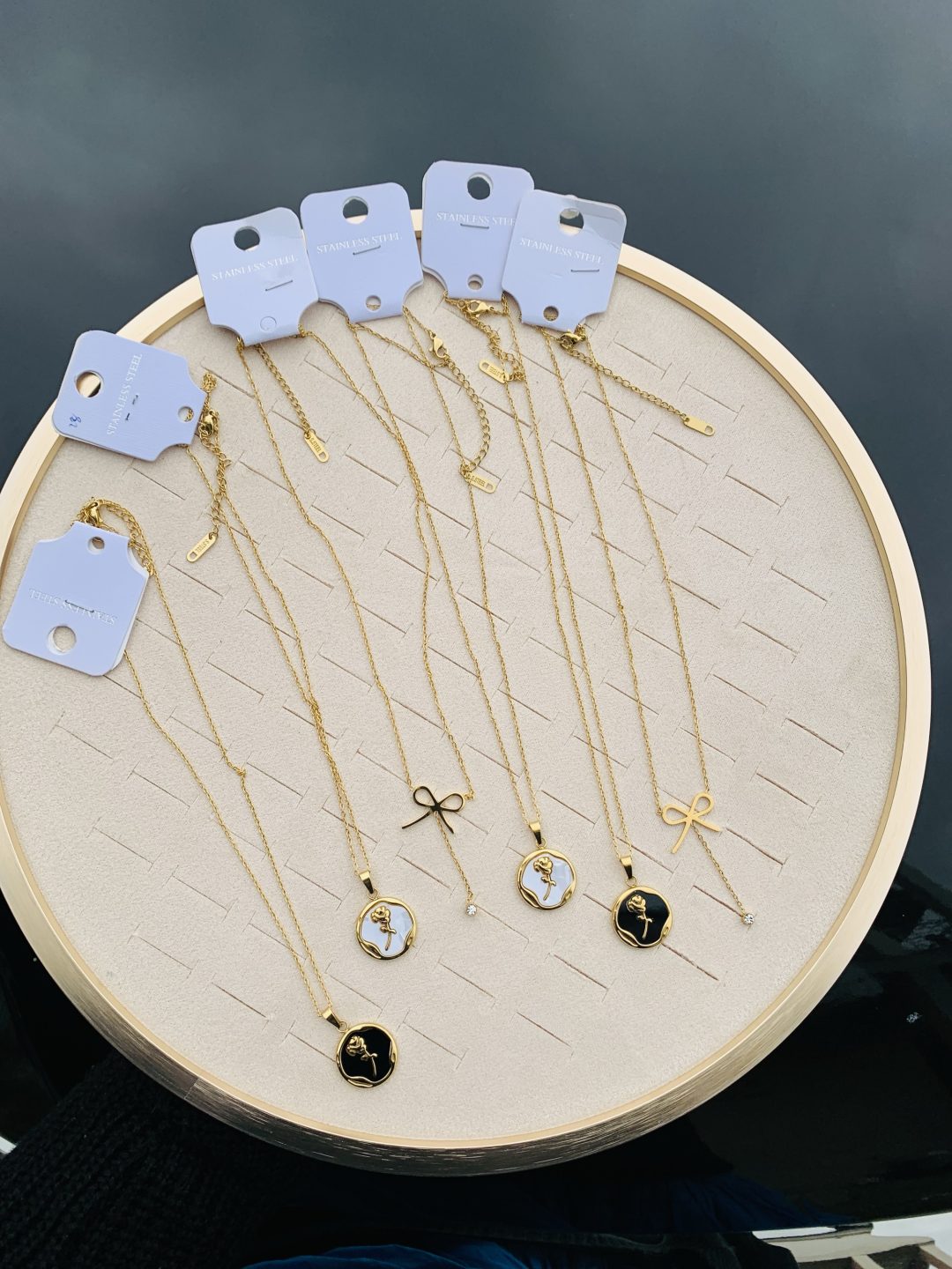 6pcs titanium steel necklaces - Image 3
