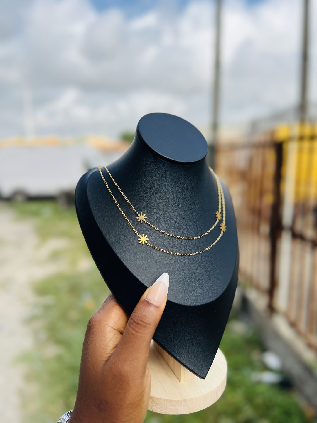 Sunflower Stainless steel waist chain 004 - Image 2