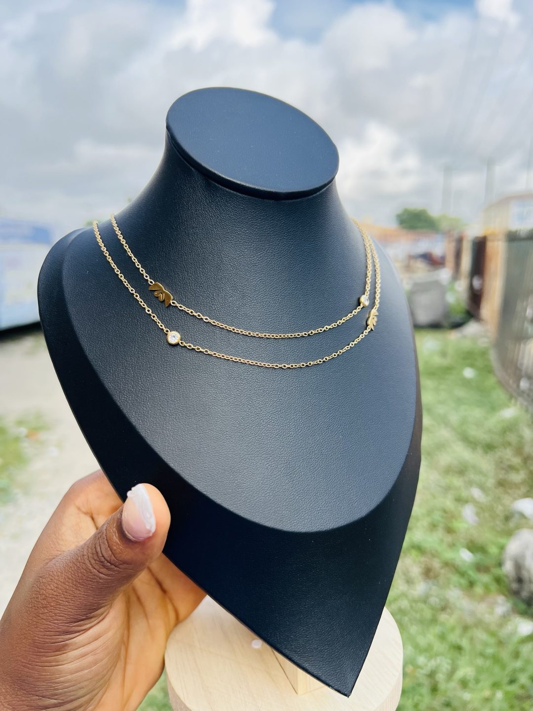 Swarovski Stainless steel waist chain 007