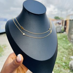 Swarovski Stainless steel waist chain 007