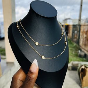 Black bee Stainless steel waist chain 008