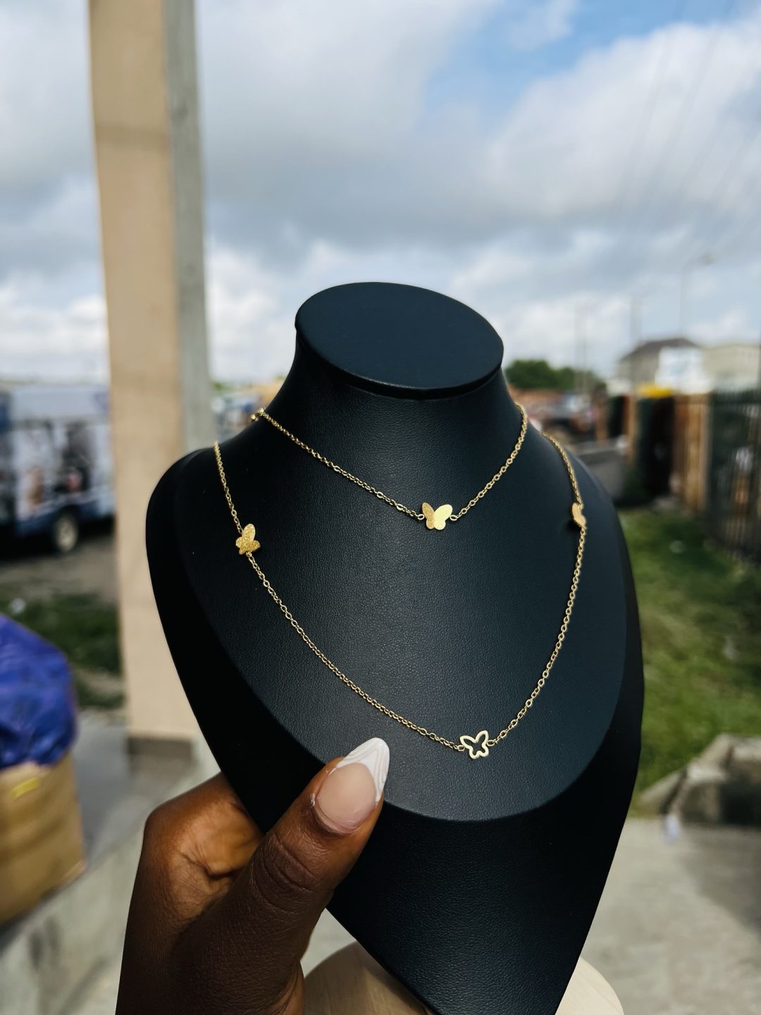 Butterfly Stainless steel waist chain 011