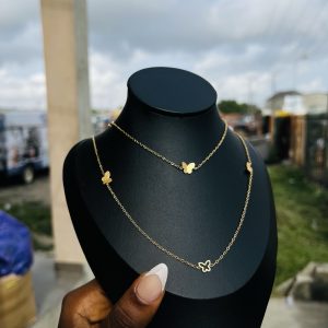 Butterfly Stainless steel waist chain 011