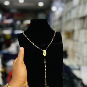 Black and gold designers Rosary 002