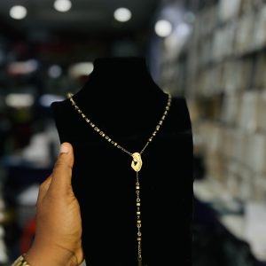 Black and gold designers Rosary 002