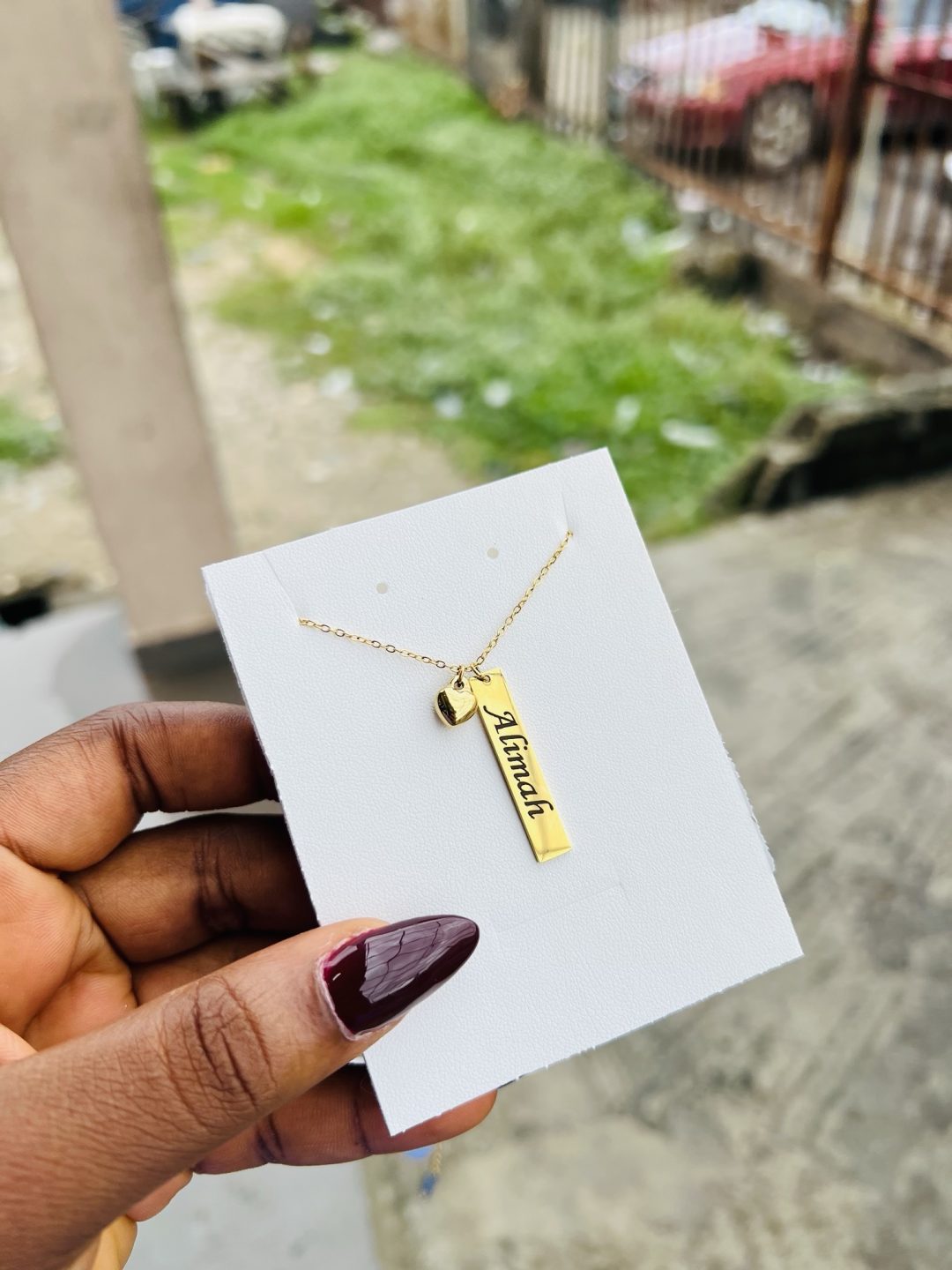Engraved love Spotify necklace 002 - Image 2