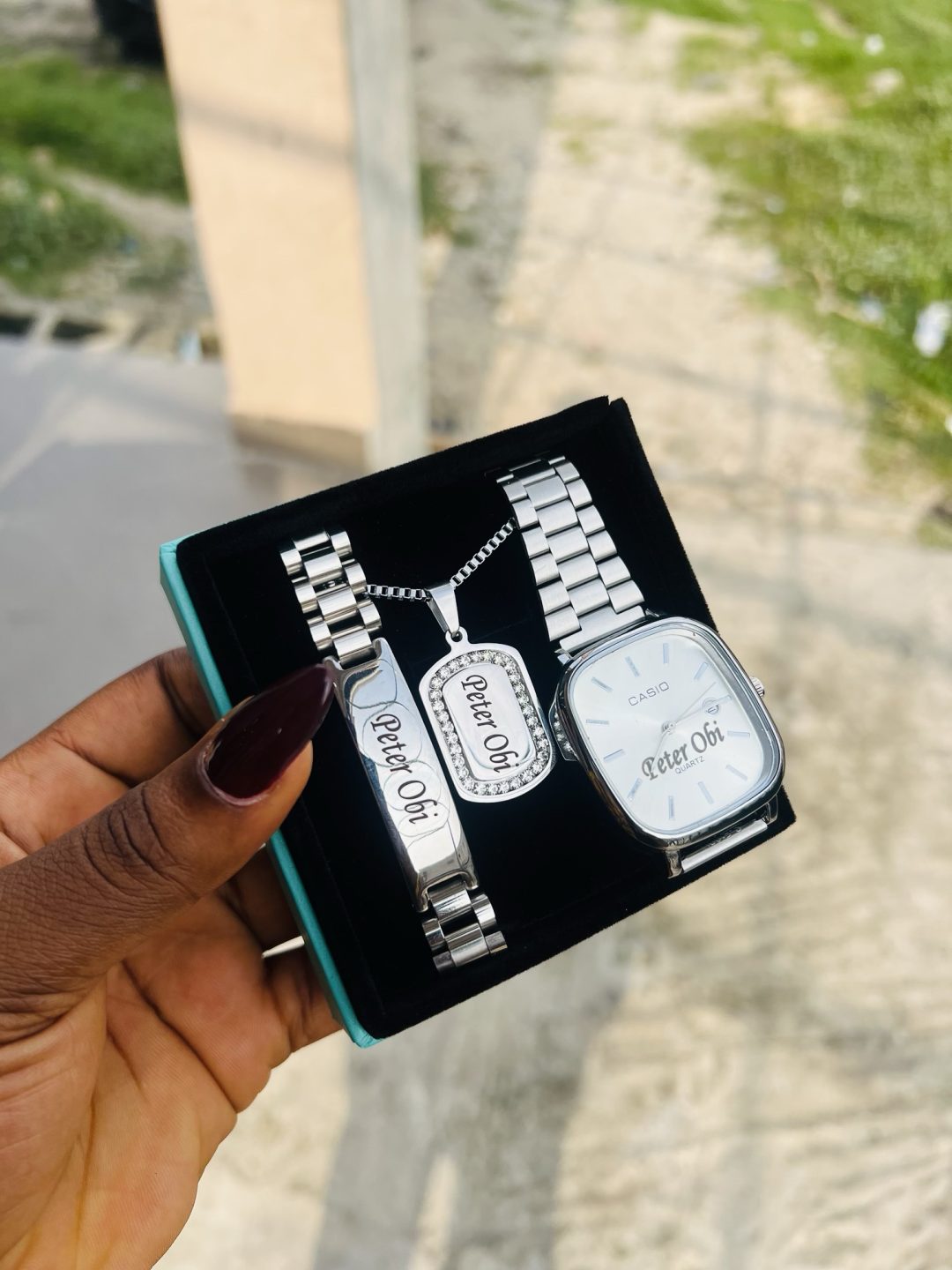 Engraved silver combo set - Image 5