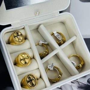 Male Gold Stainless steel ring 012