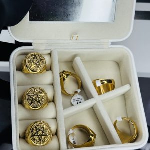 Male Gold Stainless steel ring 010