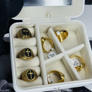 Male Gold Stainless steel ring 007