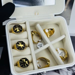 Male Gold Stainless steel ring 006
