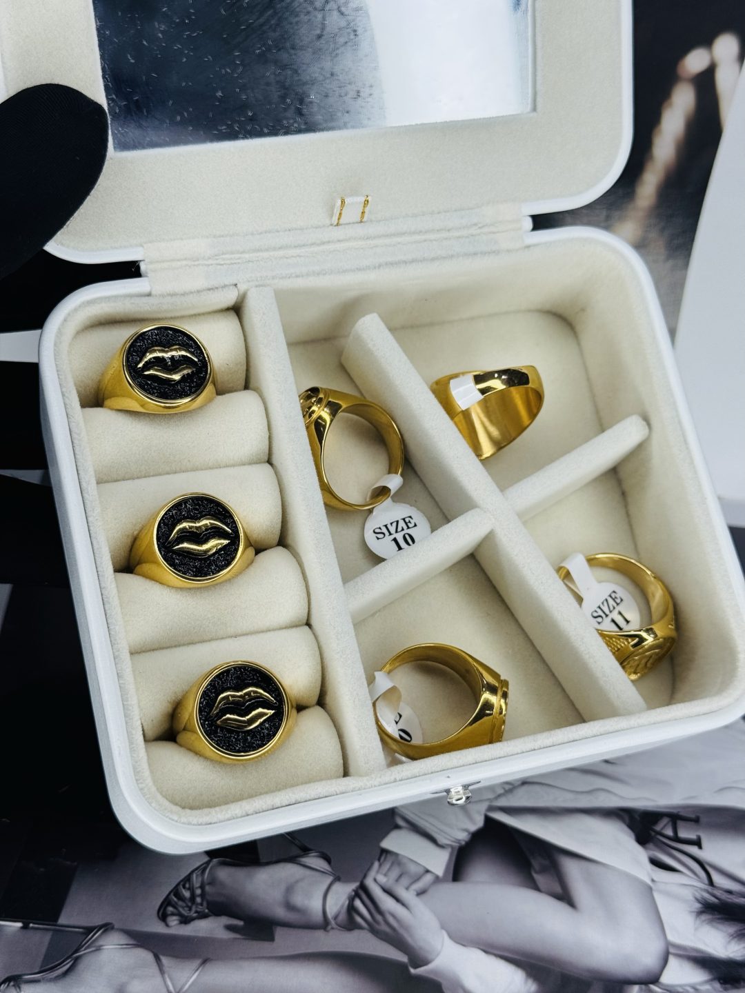 Male Gold Stainless steel ring 005
