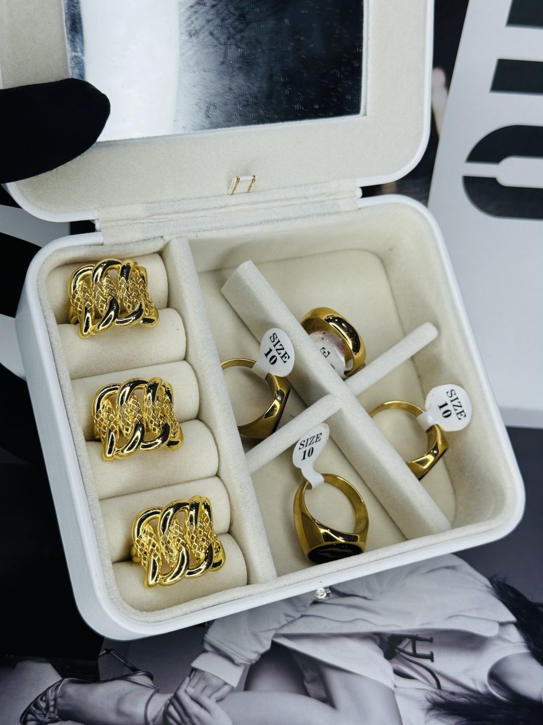 Gold Fashion ring 034