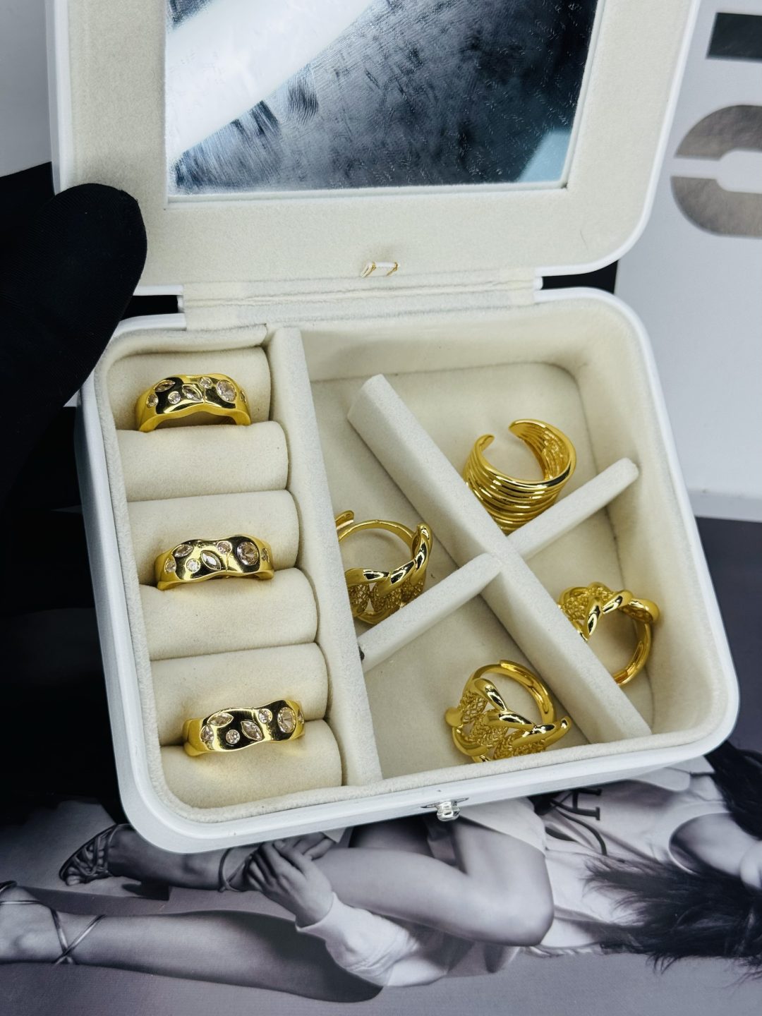Gold Fashion ring 028