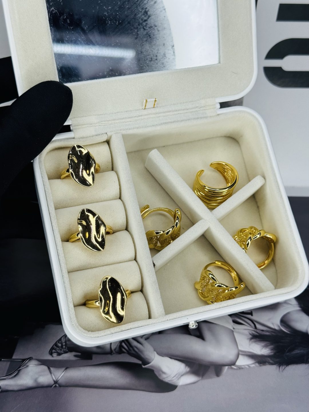 Gold Fashion ring 023