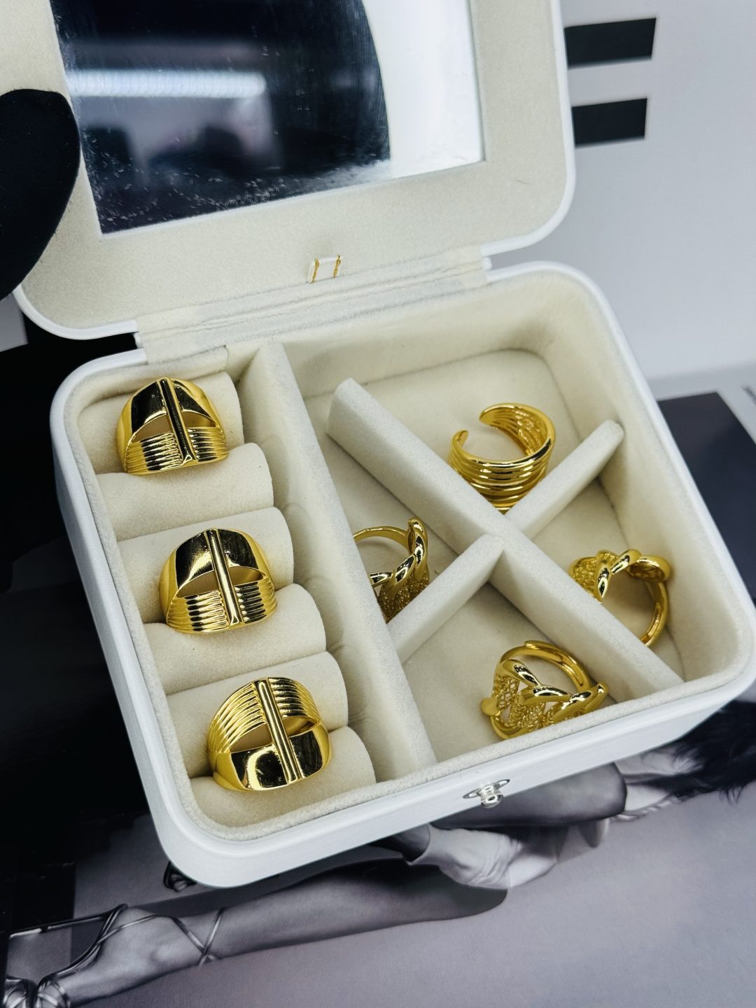 Gold Fashion ring 017
